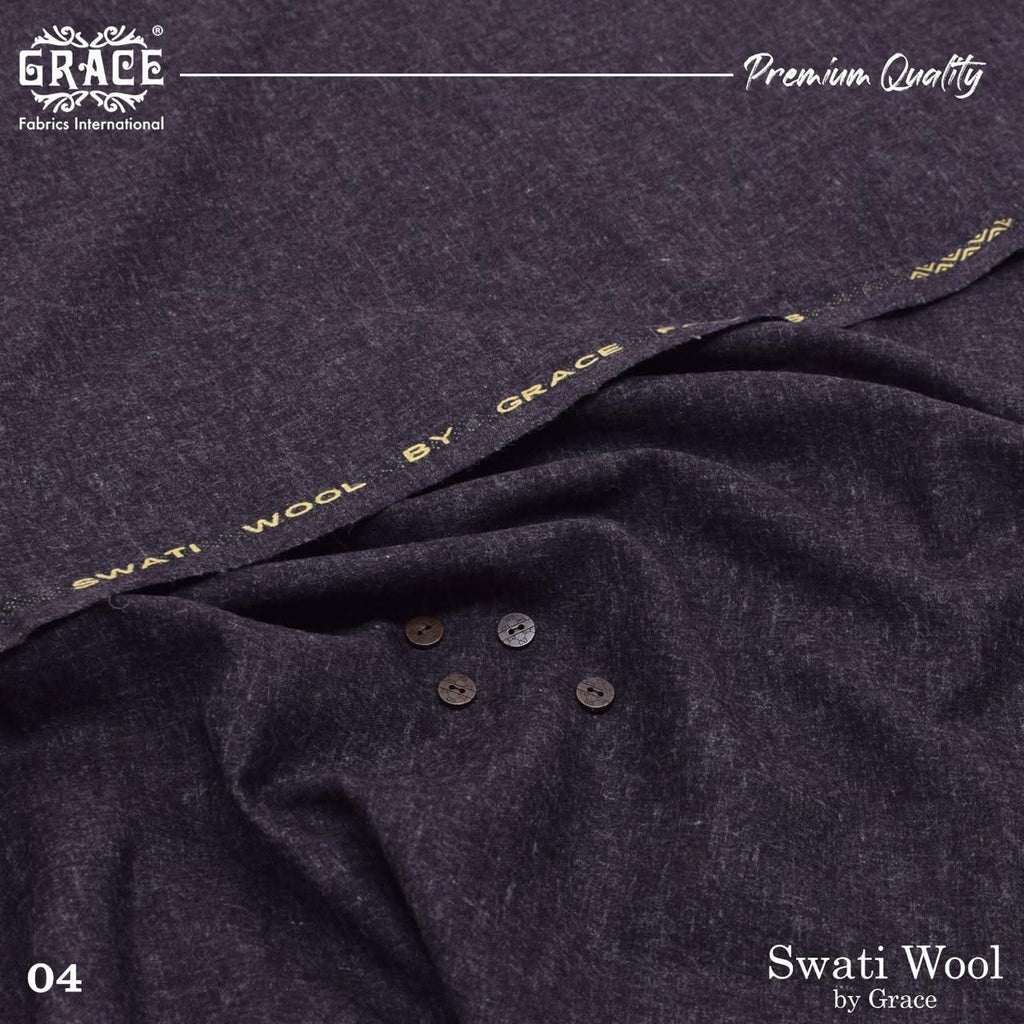 Luxury Men's Swati Wool Unstitched Winter Suit Fabric