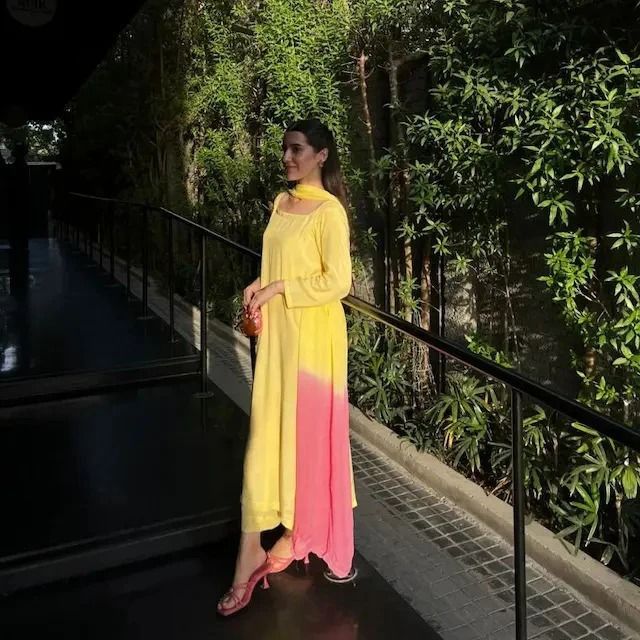 LEMON PETAL (3PC) WITH CHIFFON DUPATTA