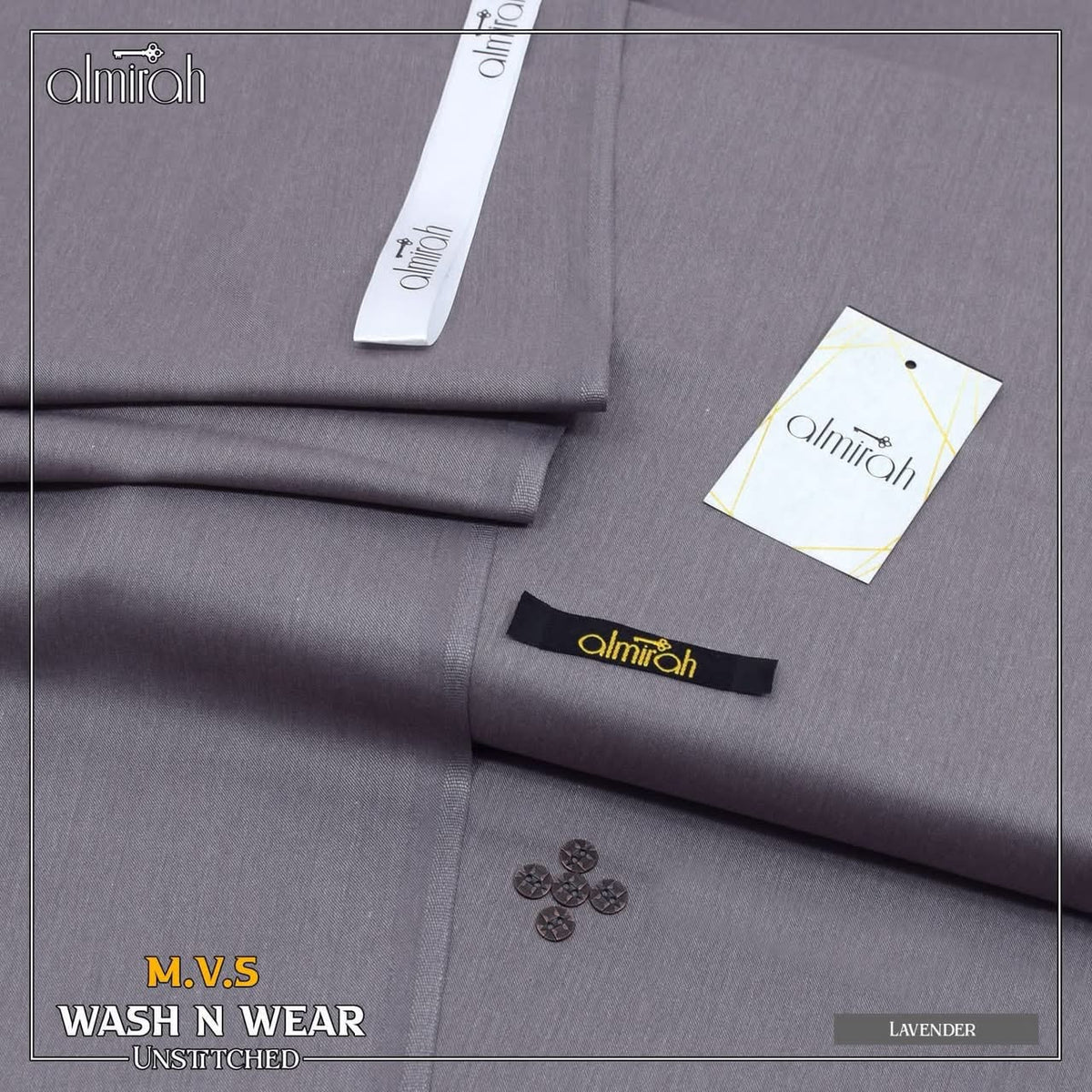 Men's Luxury Semi Wool Wash & Wear Unstitched By ALMIRAH