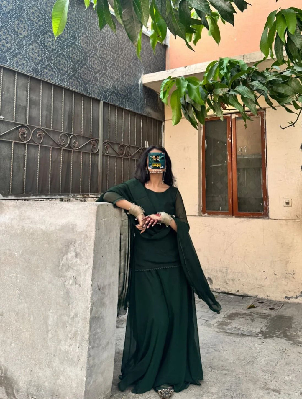 SHEHNAZ (3PC) WITH CHIFFON DUPATTA