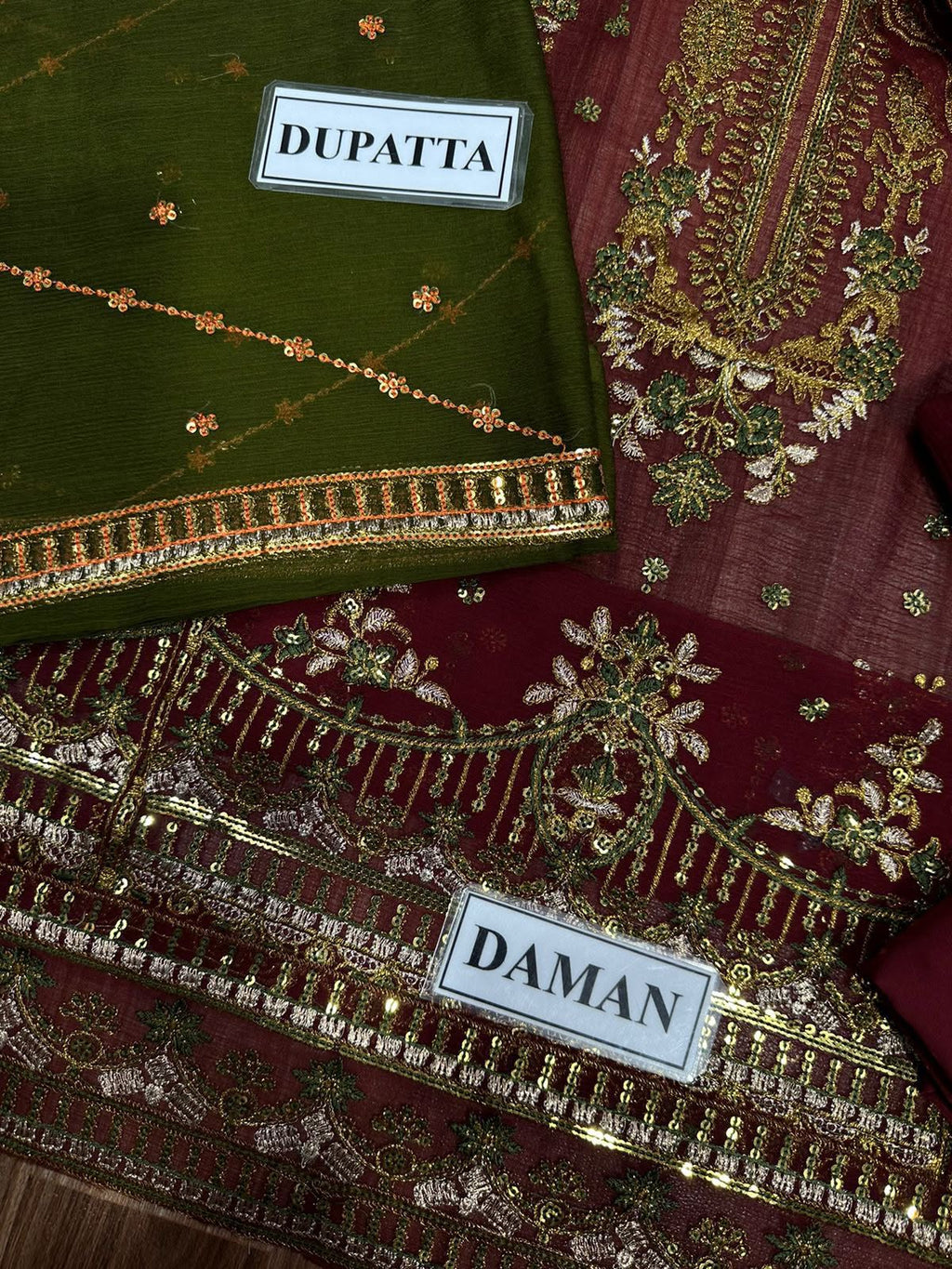 Unstitched Luxury Chiffon 3-Piece Suit with Malai Trouser By Asim Jofa