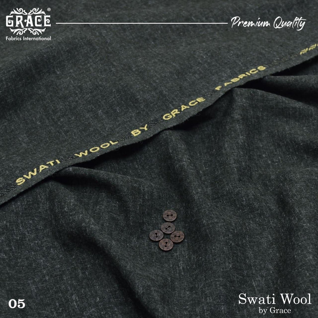 Luxury Men's Swati Wool Unstitched Winter Suit Fabric