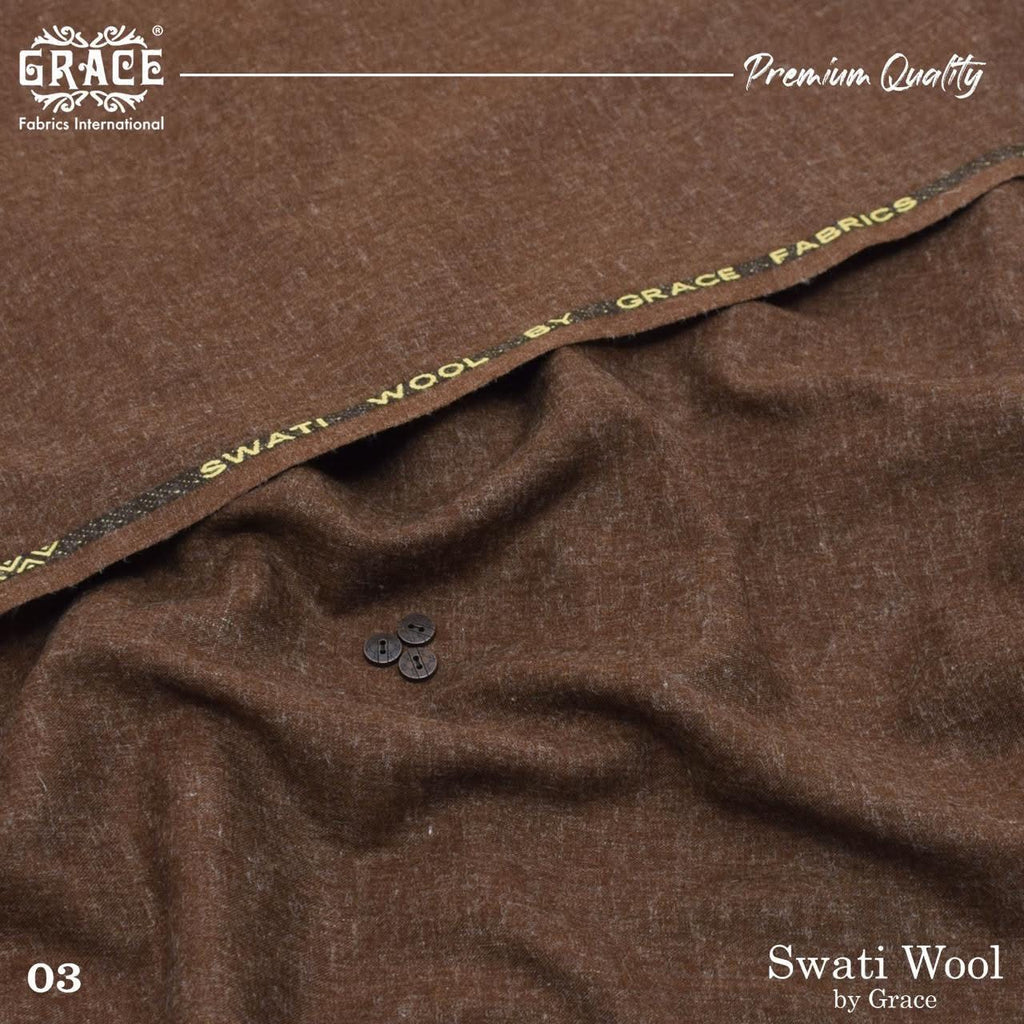 Luxury Men's Swati Wool Unstitched Winter Suit Fabric