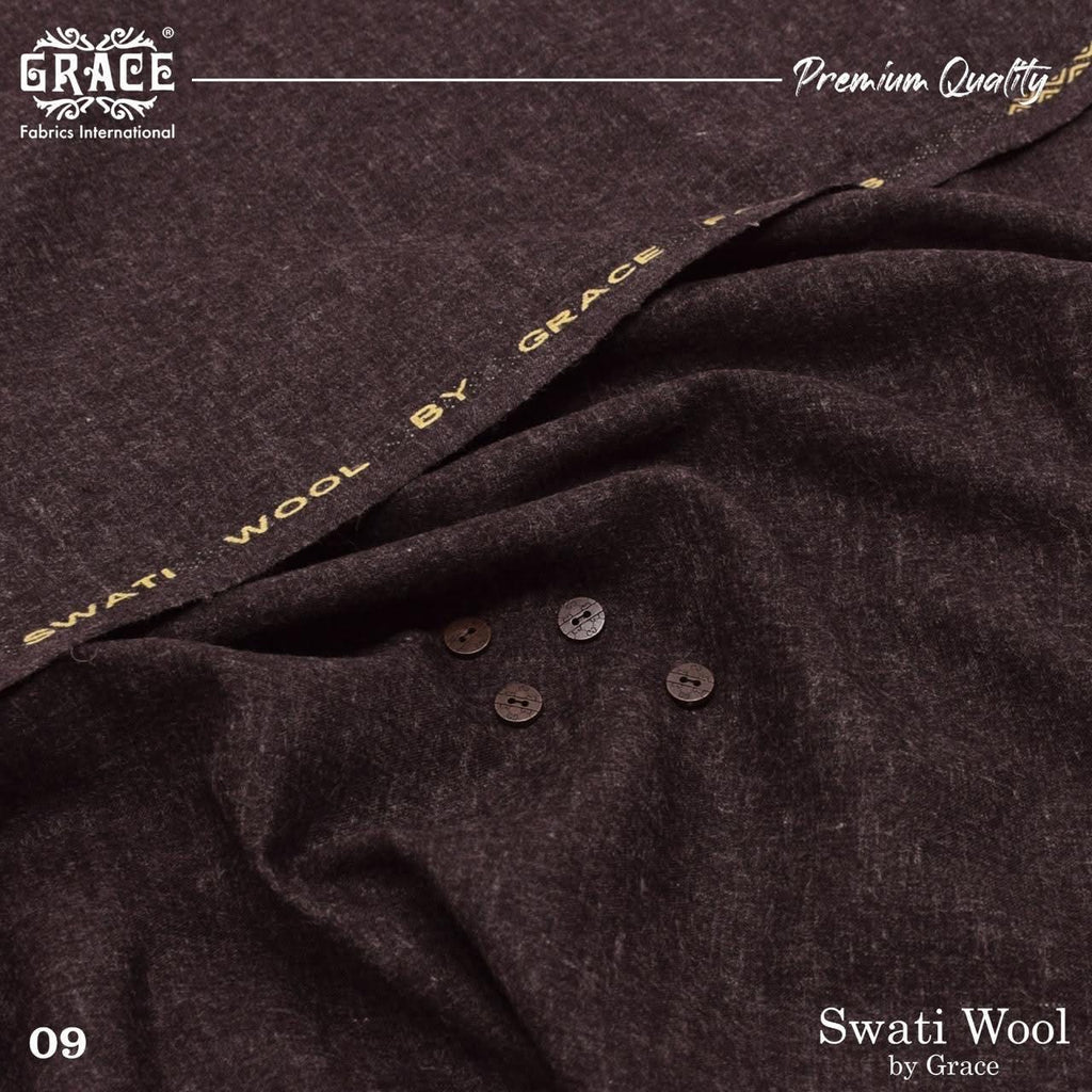 Luxury Men's Swati Wool Unstitched Winter Suit Fabric