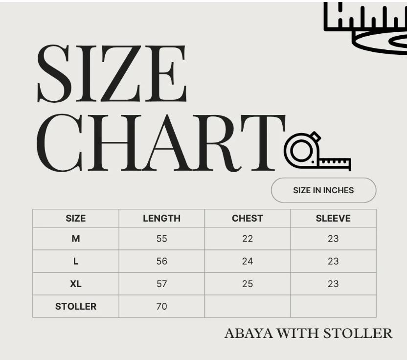 EMBEREDGE ABAYA WITH STOLLER