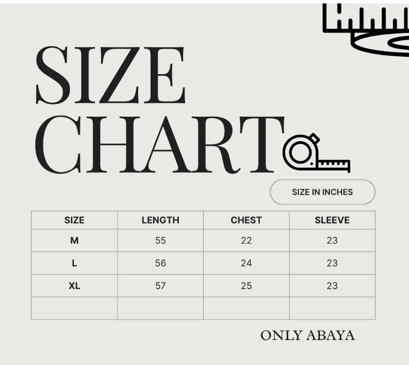 Ayra White Grace Abaya