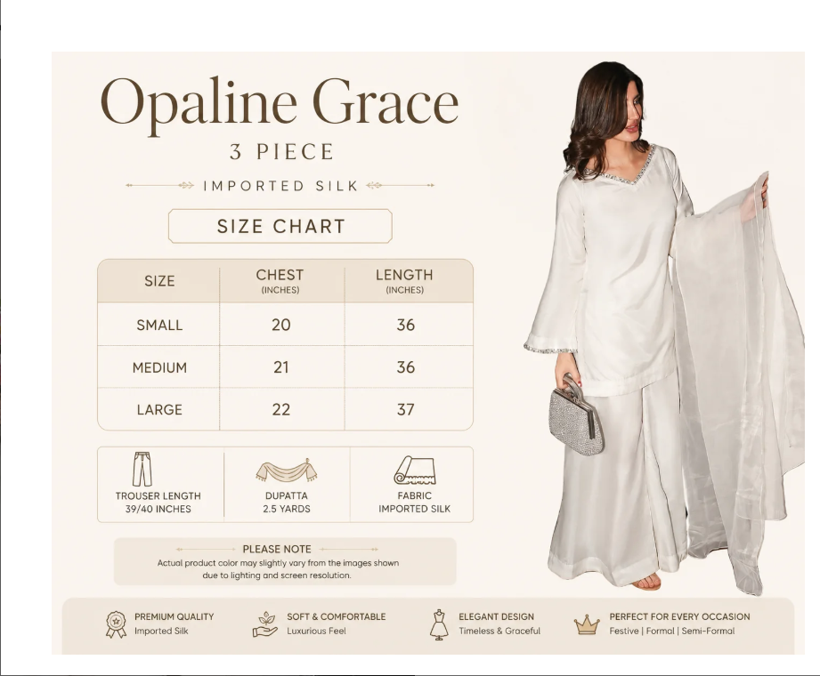 Opaline Grace 3 piece