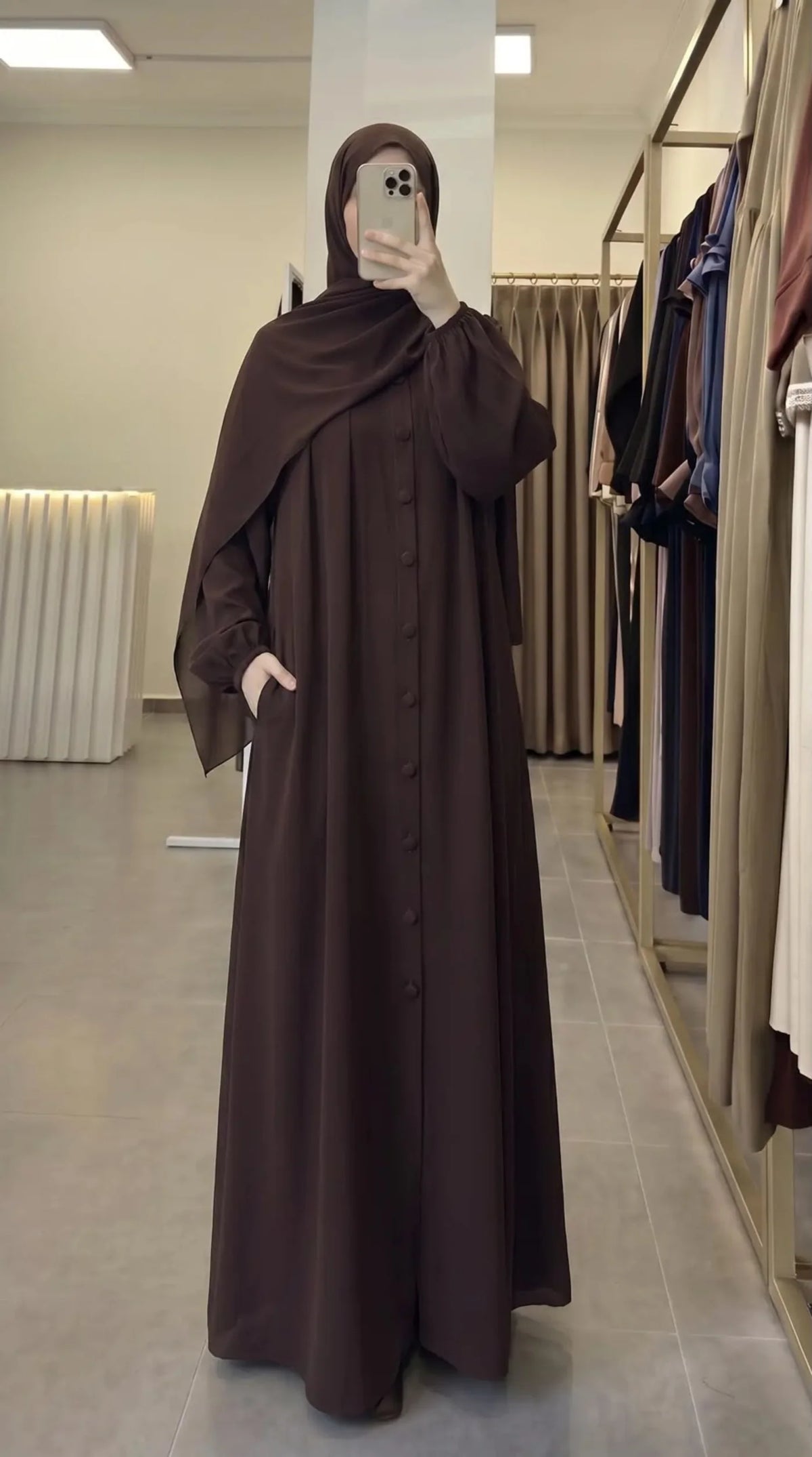 Wardah Essence Abaya With Stoller