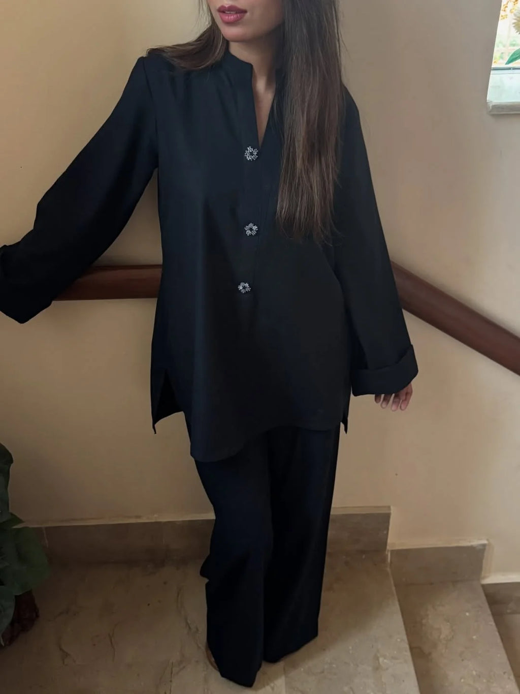 Obsidian Luxe Co-Ord Set