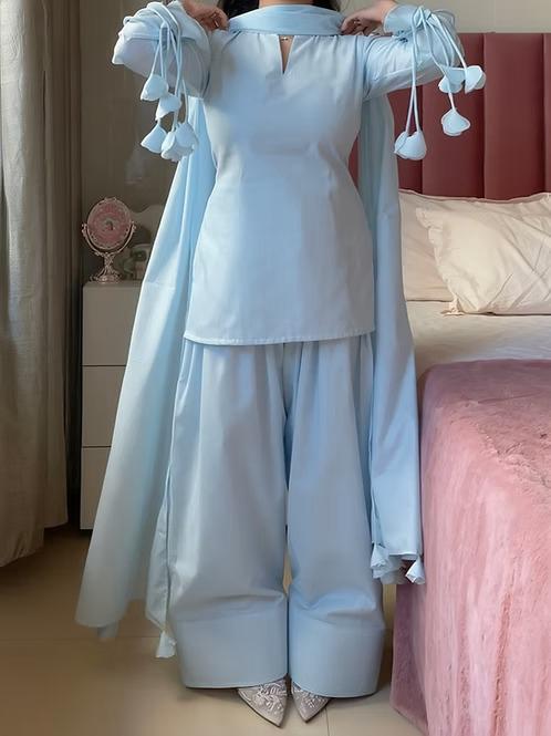 DREAM DRAPE (3PC) WITH CHIFFON DUPATTA