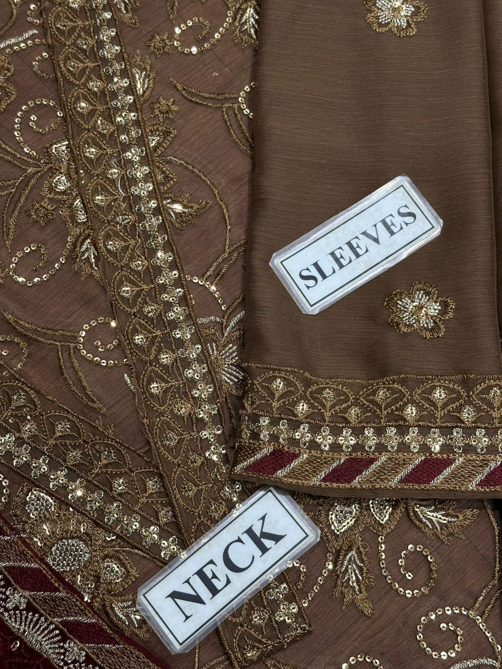 Unstitched Luxury Chiffon 3-Piece Suit with Malai Trouser