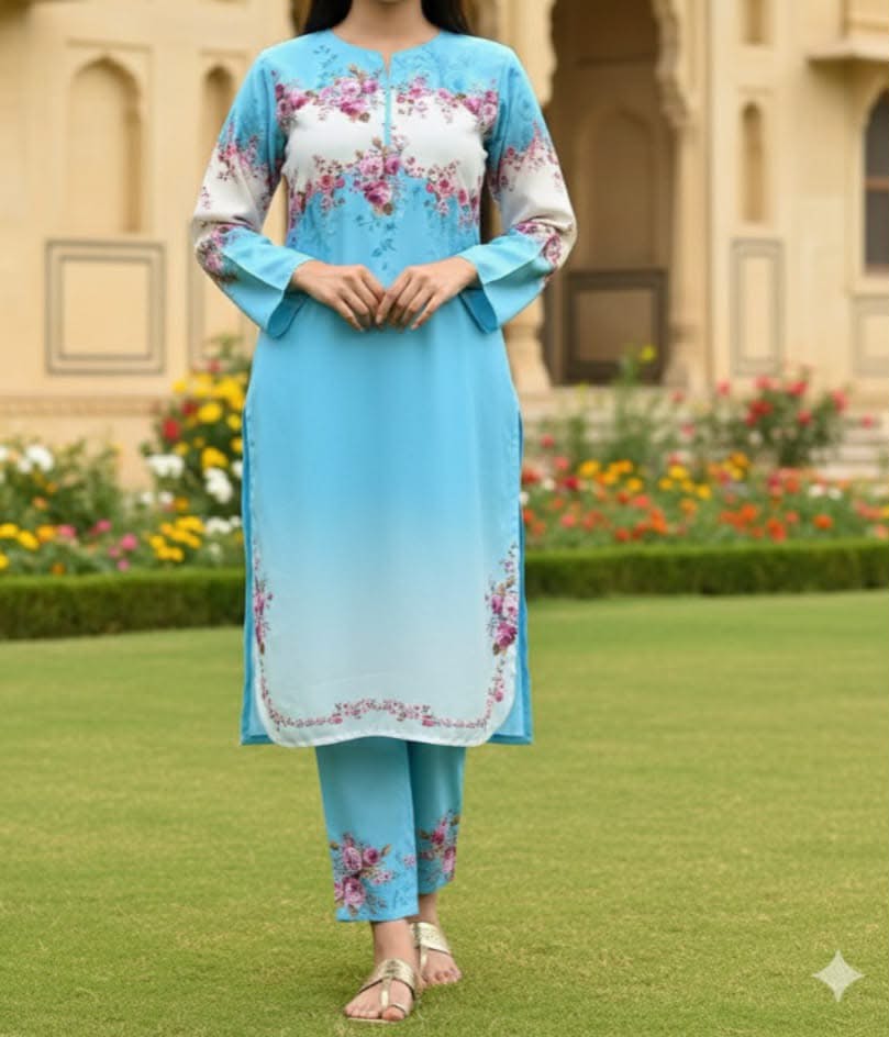 Elegant Printed Premium Grip 2-Piece Co-Ord Set (Shirt & Trouser)