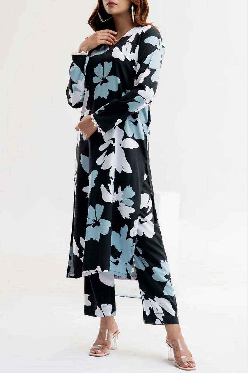 Elegant Printed Premium Grip 2-Piece Co-Ord Set (Shirt & Trouser)