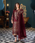 Unstitched Luxury Chiffon 3-Piece Suit with Malai Trouser By Asim Jofa