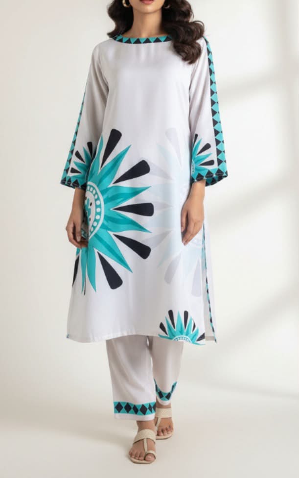 Elegant Printed Premium Grip 2-Piece Co-Ord Set (Shirt & Trouser)